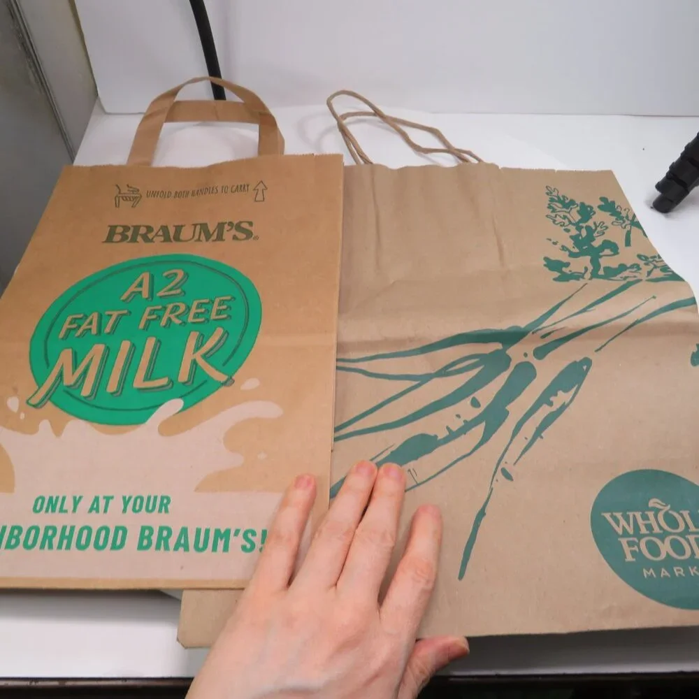 Brown Bags ALMOST 5 POUNDS 33 bags great condition CRAFTING ready! Junk Journals